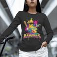 Baseball Banana Splatter Sports Kids Teens Unisex Long Sleeve T-Shirt