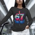 Baseball Bat Hands Drip 67 Six Seven Gen Alpha Slang Meme Unisex Long Sleeve T-Shirt