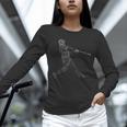 Baseball Batter Line Abstract Geometry Team Player Family Unisex Long Sleeve T-Shirt