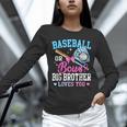 Baseball Or Bows Big Brother Loves You Gender Pink Or Blue Unisex Long Sleeve T-Shirt Baseball Or Bows Big Brother Loves You Gender Pink Or Blue Unisex Long Sleeve T-Shirt