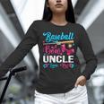 Baseball Or Bows Uncle Loves You Gender Reveal Unisex Long Sleeve T-Shirt