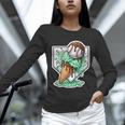 Baseball Boys Ice Cream Drip Baseball Boys Youth Mint Choco Unisex Long Sleeve T-Shirt