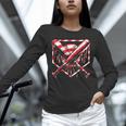 Baseball Candy Cane Christmas Baseball Ice Cream Drip Boys Unisex Long Sleeve T-Shirt