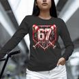 Baseball Candy Cane Drip 6 7 Six Seven Meme Christmas Boys Unisex Long Sleeve T-Shirt Baseball Candy Cane Drip 6 7 Six Seven Meme Christmas Boys Unisex Long Sleeve T-Shirt