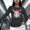 Baseball Christmas Lights Santa Christmas Baseball Player Unisex Long Sleeve T-Shirt Baseball Christmas Lights Santa Christmas Baseball Player Unisex Long Sleeve T-Shirt