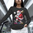 Baseball Christmas Santa Claus Batter Baseball Drip Unisex Long Sleeve T-Shirt Baseball Christmas Santa Claus Batter Baseball Drip Unisex Long Sleeve T-Shirt