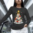 Baseball Christmas Tree Lights Santa Sport Player Lover Xmas Unisex Long Sleeve T-Shirt
