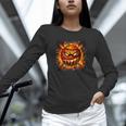 Baseball Drip Angry Lava Slime Ball Graphic Unisex Long Sleeve T-Shirt