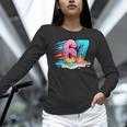 Baseball Drip Ice Cream 67 Graffiti Splash Melt Unisex Long Sleeve T-Shirt