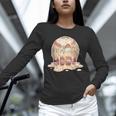 Baseball Drip Ice Cream Melting Illustration Unisex Long Sleeve T-Shirt Baseball Drip Ice Cream Melting Illustration Unisex Long Sleeve T-Shirt