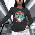 Baseball Drip Jersey Number 77 For Players & 77th Birthday Unisex Long Sleeve T-Shirt Baseball Drip Jersey Number 77 For Players & 77th Birthday Unisex Long Sleeve T-Shirt