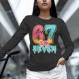 Baseball Drip Number 67 Player Trendy 6 7 Meme Unisex Long Sleeve T-Shirt Baseball Drip Number 67 Player Trendy 6 7 Meme Unisex Long Sleeve T-Shirt