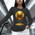 Baseball Dripping Drip Gold Sport Player Coach Baller Unisex Long Sleeve T-Shirt