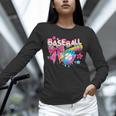 Baseball Ice Cream Drip Coquette Women Girls Mom Mama Unisex Long Sleeve T-Shirt Baseball Ice Cream Drip Coquette Women Girls Mom Mama Unisex Long Sleeve T-Shirt
