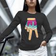 Baseball Ice Cream Drip Home Plate Glove Respect Drip 2 Side Unisex Long Sleeve T-Shirt Baseball Ice Cream Drip Home Plate Glove Respect Drip 2 Side Unisex Long Sleeve T-Shirt