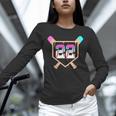 Baseball Ice Cream Drip Number 22 Player 22nd Birthday Unisex Long Sleeve T-Shirt Baseball Ice Cream Drip Number 22 Player 22nd Birthday Unisex Long Sleeve T-Shirt