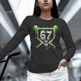Baseball Ice Cream Drip Number 67 Player 67th Birthday Kids Unisex Long Sleeve T-Shirt Baseball Ice Cream Drip Number 67 Player 67th Birthday Kids Unisex Long Sleeve T-Shirt