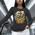 Baseball Ice Cream Drip Number 67 Playground Player 67th Unisex Long Sleeve T-Shirt Baseball Ice Cream Drip Number 67 Playground Player 67th Unisex Long Sleeve T-Shirt