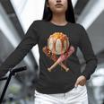 Baseball Ice Cream Drip Style Melting Ice Cream Youth Teen Unisex Long Sleeve T-Shirt Baseball Ice Cream Drip Style Melting Ice Cream Youth Teen Unisex Long Sleeve T-Shirt