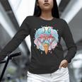 Baseball Ice Cream Heart Sunglasses Youth Boys Valentine Unisex Long Sleeve T-Shirt