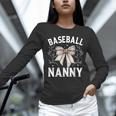 Baseball Nanny Baseball Coquette Bow Unisex Long Sleeve T-Shirt Baseball Nanny Baseball Coquette Bow Unisex Long Sleeve T-Shirt