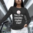This Is My Baseball Pajama Shirt For Players Teens Boys Girl Unisex Long Sleeve T-Shirt