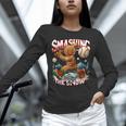 Baseball Player Christmas Gingerbread Smashing Through Snow Unisex Long Sleeve T-Shirt Baseball Player Christmas Gingerbread Smashing Through Snow Unisex Long Sleeve T-Shirt