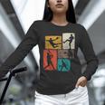 Baseball Player Collage Men Kids Coach Youth Boys Unisex Long Sleeve T-Shirt