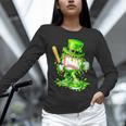 Baseball Player Ice Cream Drip Shamrocks St Patrick's Day Unisex Long Sleeve T-Shirt Baseball Player Ice Cream Drip Shamrocks St Patrick's Day Unisex Long Sleeve T-Shirt