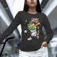 Baseball Player Mardi Gras Alligator Carnival Costume Beads Unisex Long Sleeve T-Shirt Baseball Player Mardi Gras Alligator Carnival Costume Beads Unisex Long Sleeve T-Shirt