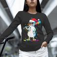 Baseball Snowman Drip Cool Christmas Men Boys Girls Unisex Long Sleeve T-Shirt