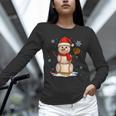 Baseball Snowman Merry Christmas Holiday Sports Xmas Pajamas Unisex Long Sleeve T-Shirt Baseball Snowman Merry Christmas Holiday Sports Xmas Pajamas Unisex Long Sleeve T-Shirt