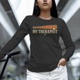 Baseball Tee My Therapist Bat Men Women Kids Unisex Long Sleeve T-Shirt Baseball Tee My Therapist Bat Men Women Kids Unisex Long Sleeve T-Shirt