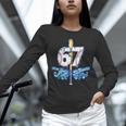 Blue Camo Baseball 67 Six Seven Camo Ice Cream Drip Boy Teen Unisex Long Sleeve T-Shirt Blue Camo Baseball 67 Six Seven Camo Ice Cream Drip Boy Teen Unisex Long Sleeve T-Shirt
