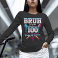 Bruh It's My 100 Days Of School Baseball Ice Cream Drip Boys Unisex Long Sleeve T-Shirt Bruh It's My 100 Days Of School Baseball Ice Cream Drip Boys Unisex Long Sleeve T-Shirt
