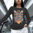 Bruh I Scored 100 Days Of School Baseball Ice Cream Drip Tee Unisex Long Sleeve T-Shirt