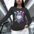 Bunny Baseball Hat With Ice Cream Easter Day Boys Kids Girls Unisex Long Sleeve T-Shirt Bunny Baseball Hat With Ice Cream Easter Day Boys Kids Girls Unisex Long Sleeve T-Shirt
