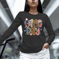 Checkered Leopard Game Day Baseball Men Women Kids Unisex Long Sleeve T-Shirt Checkered Leopard Game Day Baseball Men Women Kids Unisex Long Sleeve T-Shirt