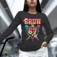 Christmas Gingerbread Bruh 67 Baseball Ice Cream Drip Kids Unisex Long Sleeve T-Shirt Christmas Gingerbread Bruh 67 Baseball Ice Cream Drip Kids Unisex Long Sleeve T-Shirt