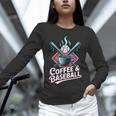 Coffee And Baseball Baseball Player Unisex Long Sleeve T-Shirt