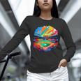 Colorful Baseball Field Home Run Baseball Player Fans Unisex Long Sleeve T-Shirt Colorful Baseball Field Home Run Baseball Player Fans Unisex Long Sleeve T-Shirt