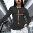 Cross Baseball Bats Christian Faith Sports Coach Pitcher Unisex Long Sleeve T-Shirt Cross Baseball Bats Christian Faith Sports Coach Pitcher Unisex Long Sleeve T-Shirt