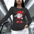 Cute Game Day Baseball Ice Cream Drip Valentine Love XOXO Unisex Long Sleeve T-Shirt