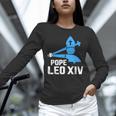 Da Pope Leo XIV Baseball Unisex Long Sleeve T-Shirt Da Pope Leo XIV Baseball Unisex Long Sleeve T-Shirt