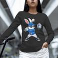 Dripping Drip Baseball Rabbit Bunny Easter Men Boy Kid Unisex Long Sleeve T-Shirt