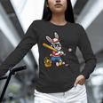 Easter Bunny Baseball Player Batter Rabbit Boys Kids Men Unisex Long Sleeve T-Shirt