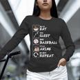 Eat Sleep Baseball Anime Repeat Japanese Otaku Unisex Long Sleeve T-Shirt Eat Sleep Baseball Anime Repeat Japanese Otaku Unisex Long Sleeve T-Shirt