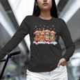 Football Baseball Basketball Player Sport Christmas Unisex Long Sleeve T-Shirt