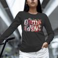 Game Day Baseball Leopard Coquette Bow Mama Mom Sister Unisex Long Sleeve T-Shirt Game Day Baseball Leopard Coquette Bow Mama Mom Sister Unisex Long Sleeve T-Shirt