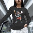 Halloween Skeleton Playing Baseball 67 Six Seven Meme Unisex Long Sleeve T-Shirt Halloween Skeleton Playing Baseball 67 Six Seven Meme Unisex Long Sleeve T-Shirt